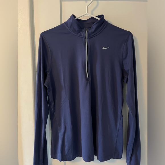 Nike 3/4 zip running shirt - Picture 1 of 2